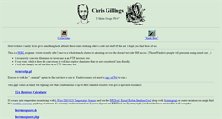 Desktop Screenshot of chris.gillings.com